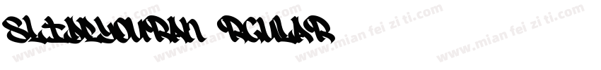 slideyouran Rgular字体转换